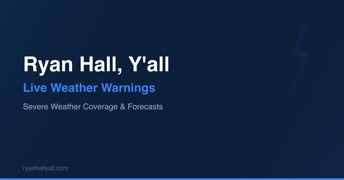Ryan Hall, Y'all warning center