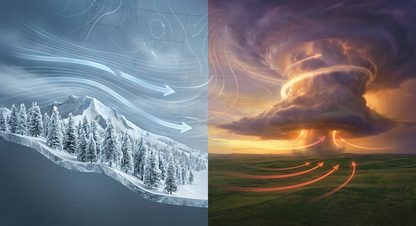 US Weather Forecast: Ice in the East, Severe Storms in Texas | Ryan ...