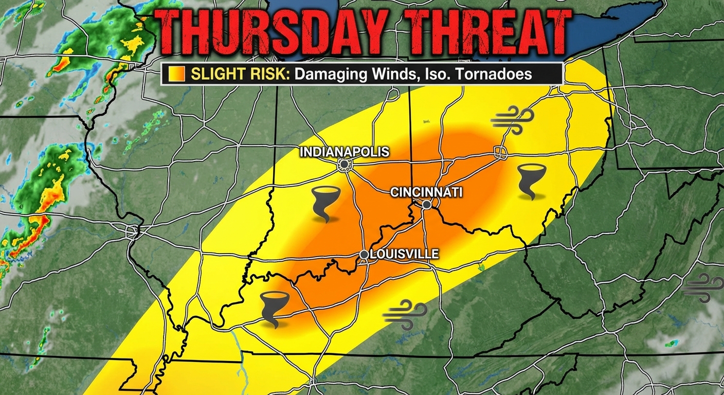 Severe Weather in February? Tornado Risk for Ohio Valley & Midwest ...