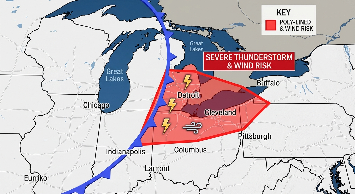 Ohio Valley Severe Weather Forecast: Cold Front Pushes East | Ryan Hall ...