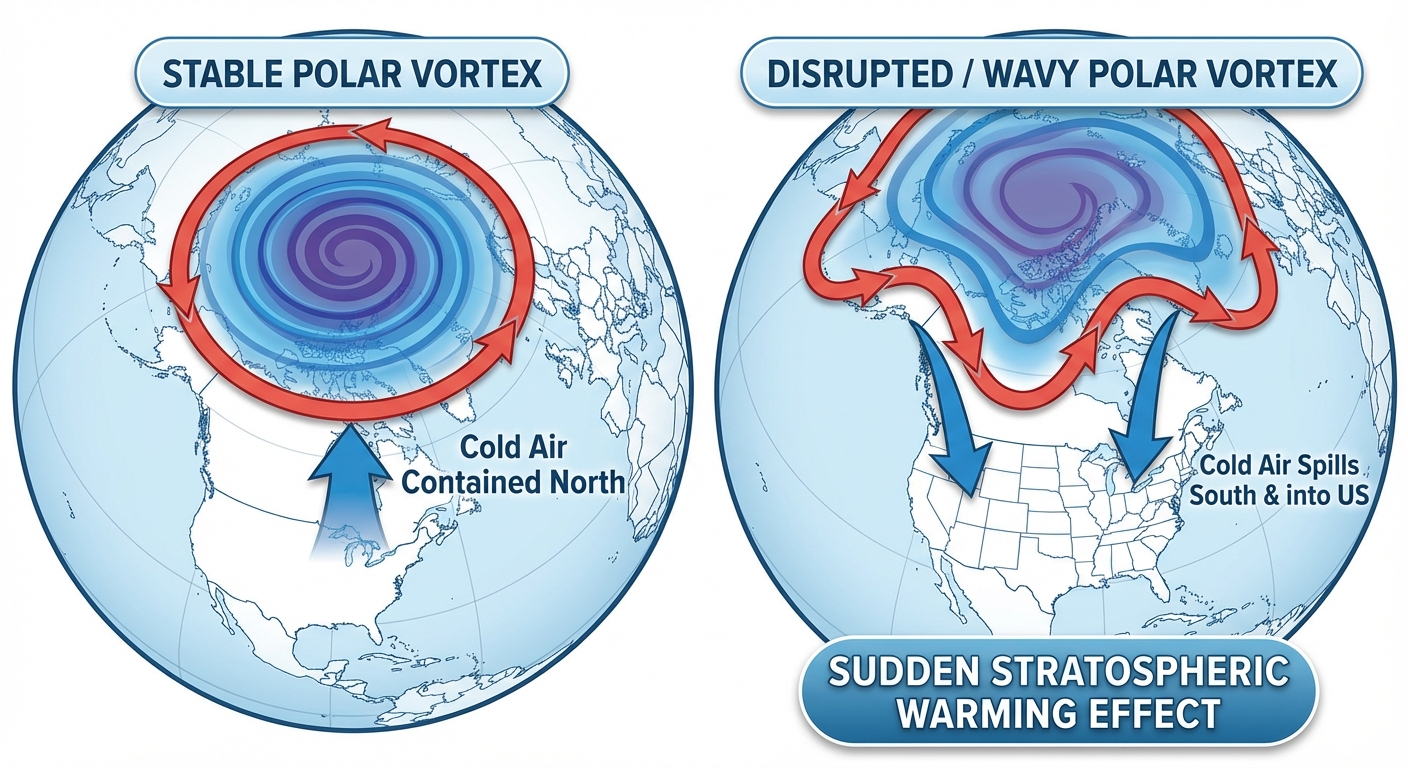 Storm Vortex Weather Whiplash: Record Snow vs Record Heat & Polar Vortex News | Ryan ...