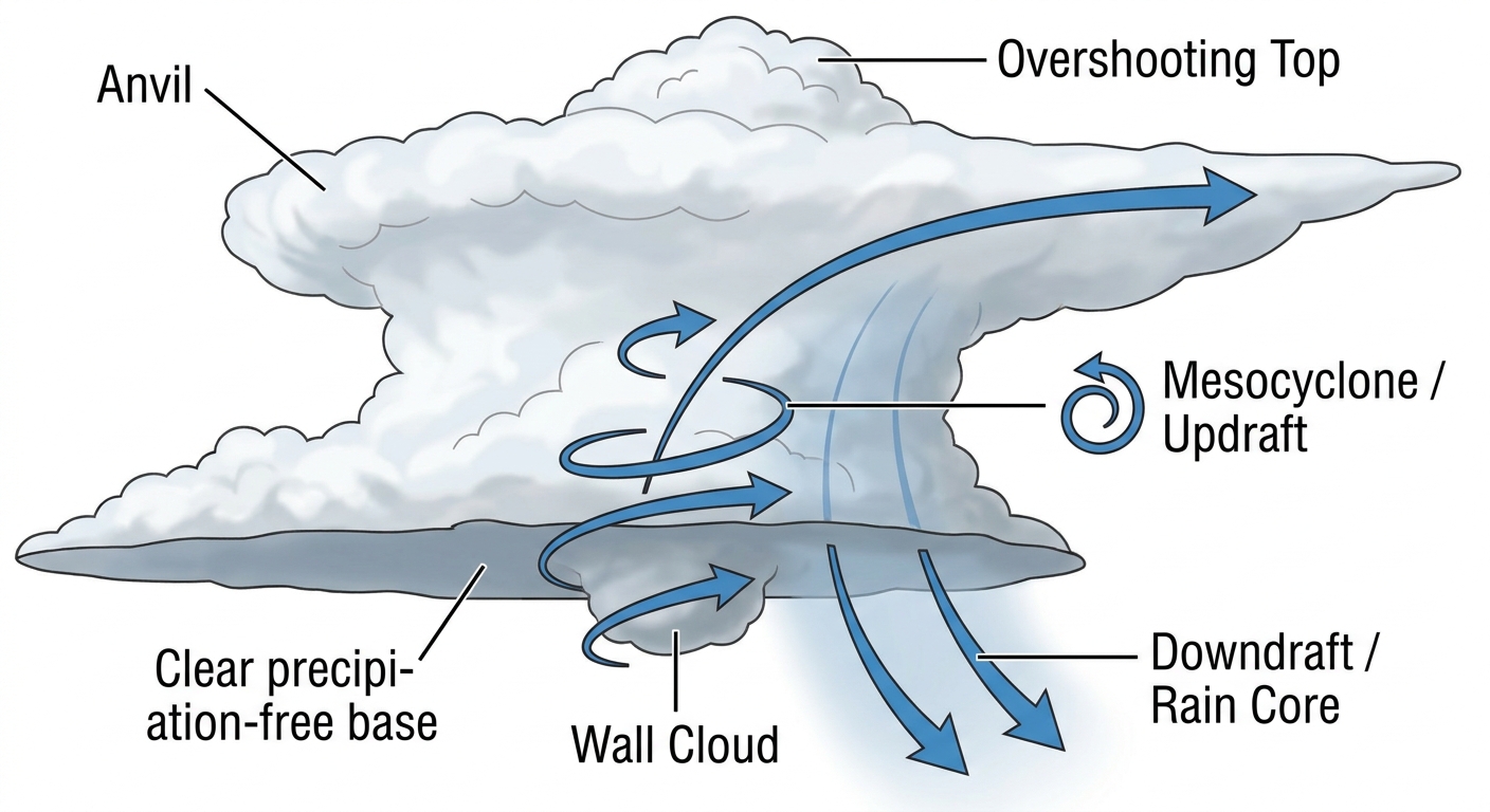 Supercell Explained Weekend Severe Weather: Tornado & Hail Threats in the Plains | Ryan ...